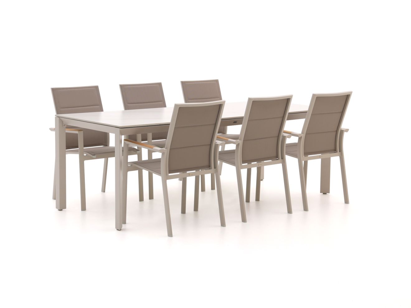Bellagio Albinea/Sestino 220 cm Gartenmöbel-Set 7-Teilig Stapelbar Taupe Unkategorisiert online kaufen Bellagio Albinea/Sestino 220 cm Gartenmöbel-Set 7-Teilig Stapelbar Taupe Unkategorisiert online kaufen
