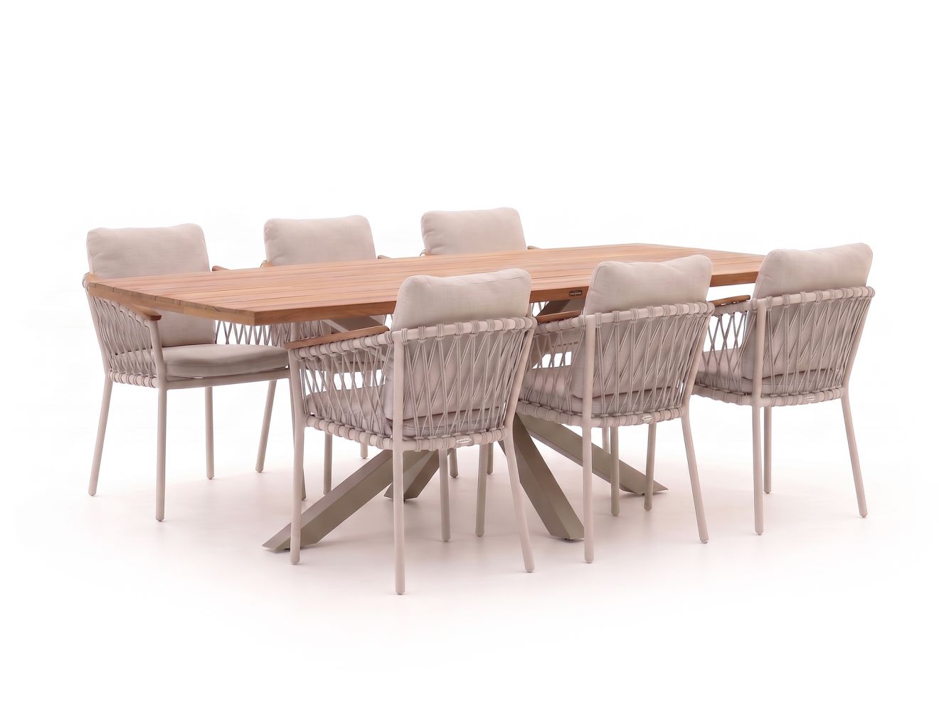 Bellagio Birgi Novo/Induno Deens Ovaal 240cm dining tuinset 7-delig stapelbaar 240cm Unkategorisiert online kaufen