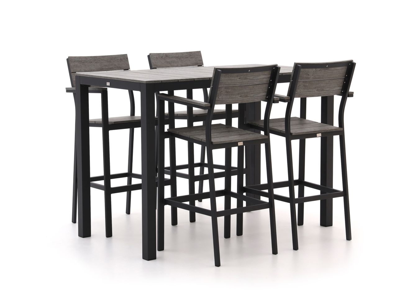 Bellagio Fidenza 150 cm Gartenbar-Set 5-Teilig Schwarz Unkategorisiert online kaufen