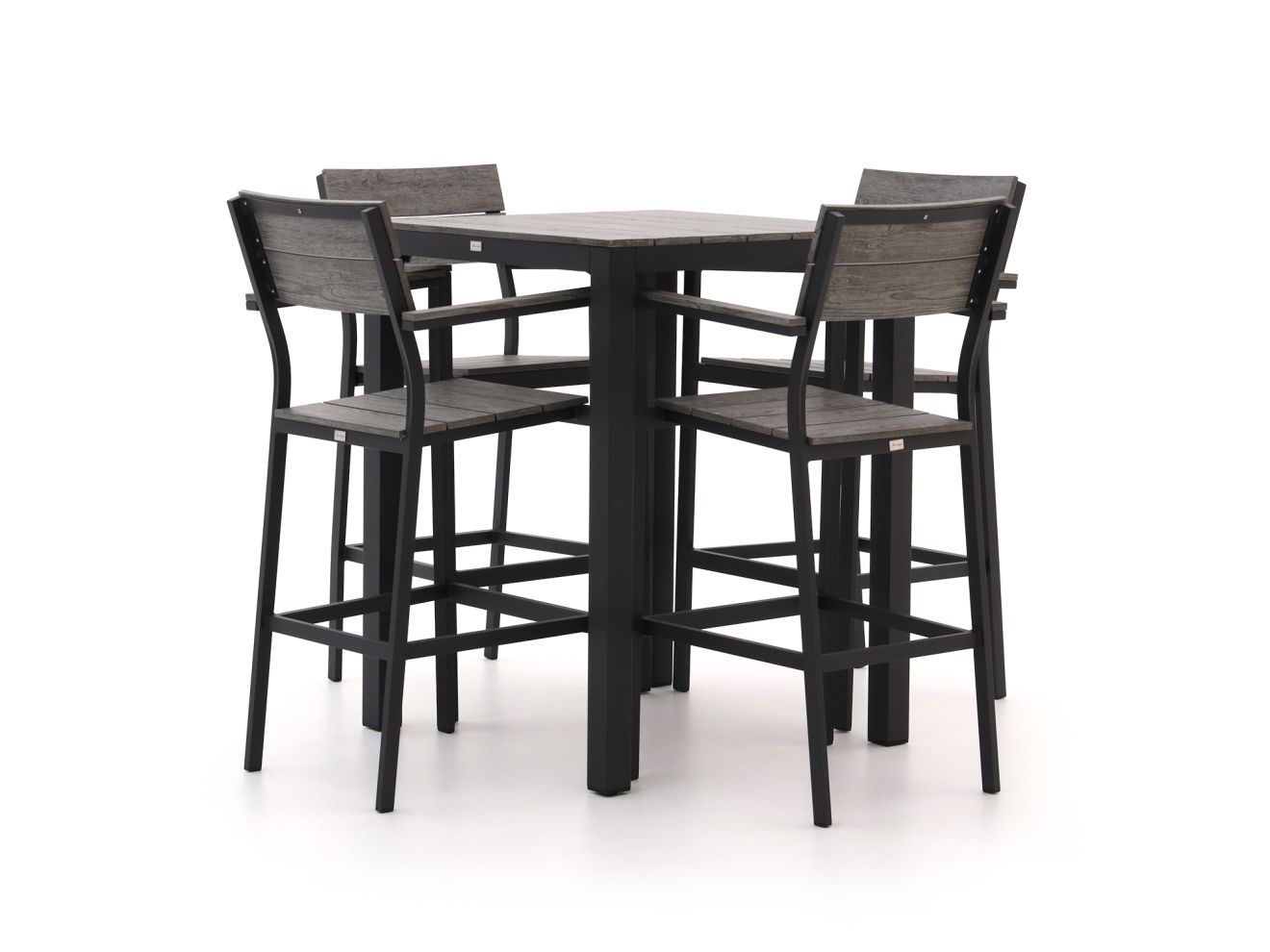 Bellagio Fidenza 80 cm Gartenbar-Set 5-Teilig Schwarz Unkategorisiert online kaufen