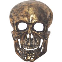 FineBuy Wanddeko Totenkopf Aluminium 41 cm Schädel Groß, Design Wanddekoration Metall Deko Alu Modern, Wohndeko Skull, Wandskulptur Dekoration Wohnaccessoire | Farbe: Gold Unkategorisiert online kaufen