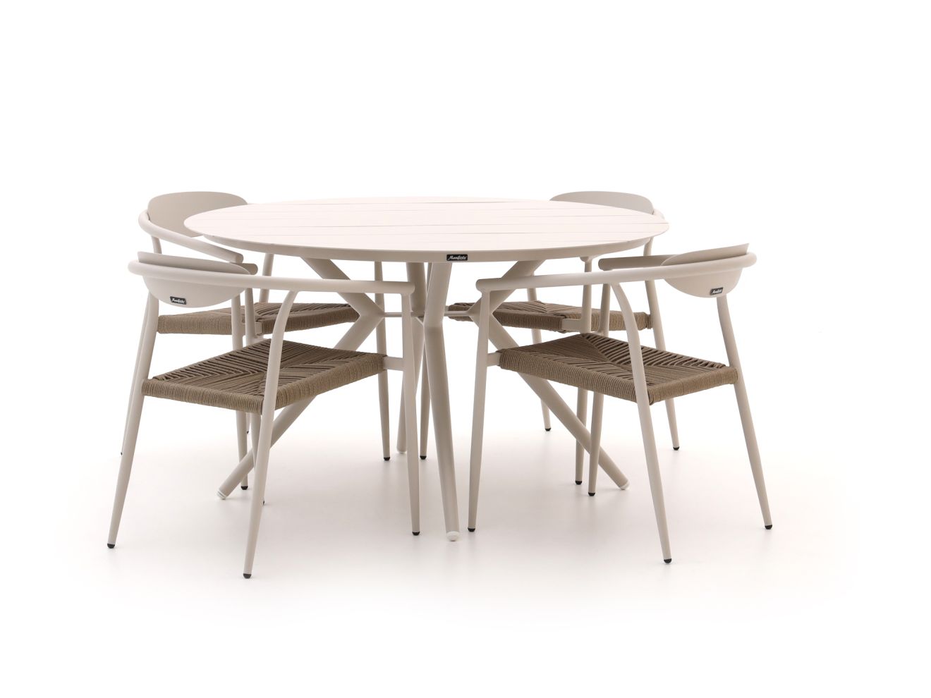 Manifesto Cavone/Sora ø 127 cm Gartenmöbel-Set 5-Teilig Stapelbar Taupe 127cm Unkategorisiert online kaufen Manifesto Cavone/Sora ø 127 cm Gartenmöbel-Set 5-Teilig Stapelbar Taupe 127cm Unkategorisiert online kaufen