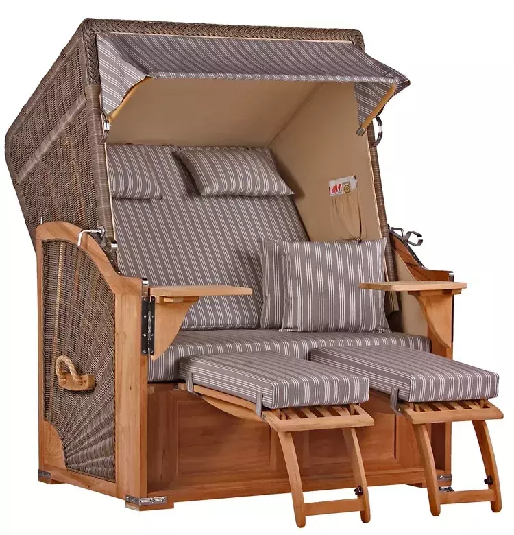 Strandkorb Nordstrand Teak PE grey Dessin 501 Weiß Unkategorisiert online kaufen Strandkorb Nordstrand Teak PE grey Dessin 501 Weiß Unkategorisiert online kaufen
