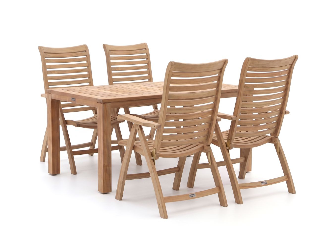 Sunyard Corby/Buxton 160 cm Gartenmöbel-Set 5-teilig verstellbar Unkategorisiert online kaufen