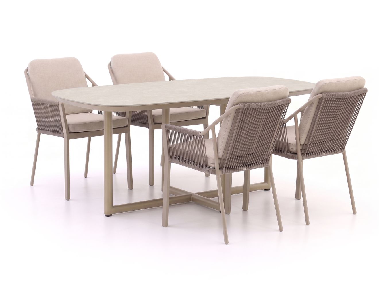 Tierra Outdoor Liv/Rivera 180cm dining tuinset 5-delig stapelbaar 180cm Unkategorisiert online kaufen