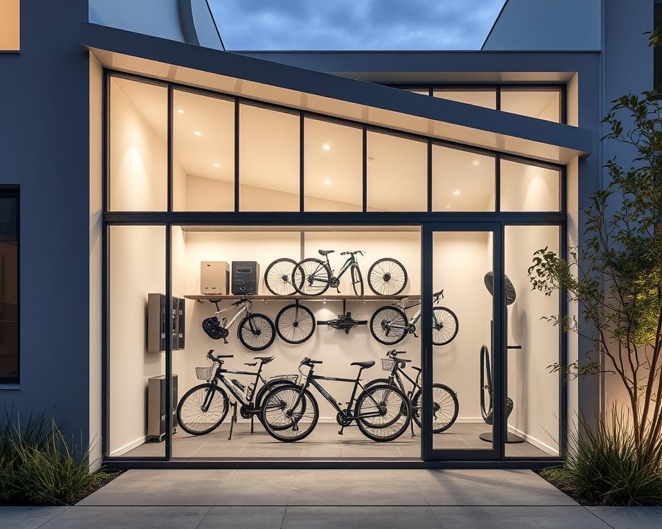 Moderne Fahrradgarage Design Moderne Fahrradgarage Design