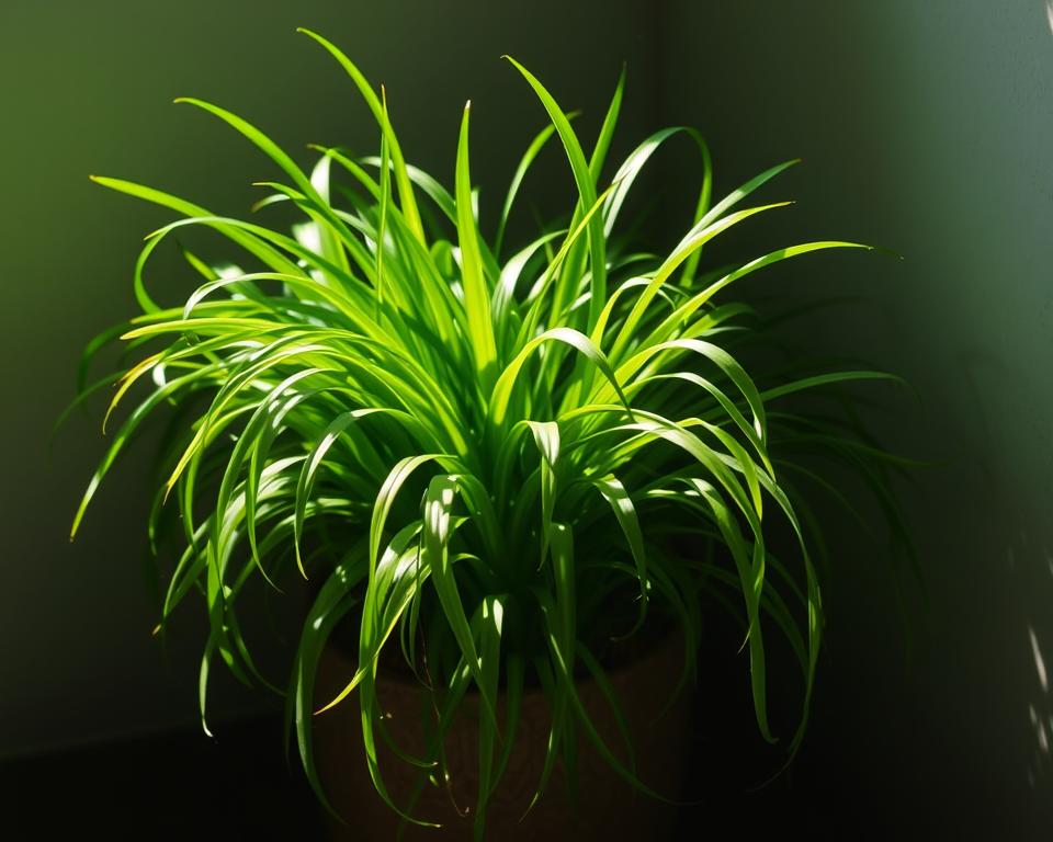 Grünlilie Chlorophytum comosum Zimmerpflanze Grünlilie Chlorophytum comosum Zimmerpflanze