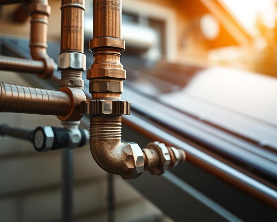 Solaranlage Rohrleitungen Verbindung Solaranlage Rohrleitungen Verbindung