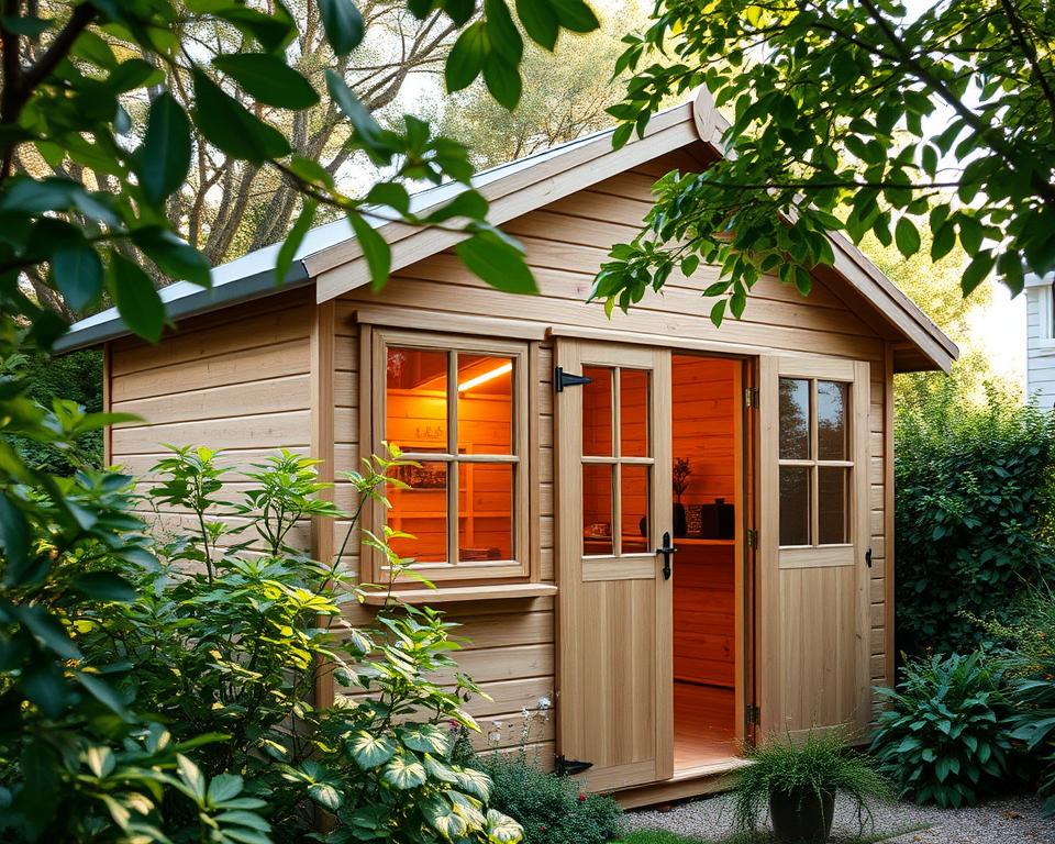 Gartenhaus Isolierung und Wetterschutz