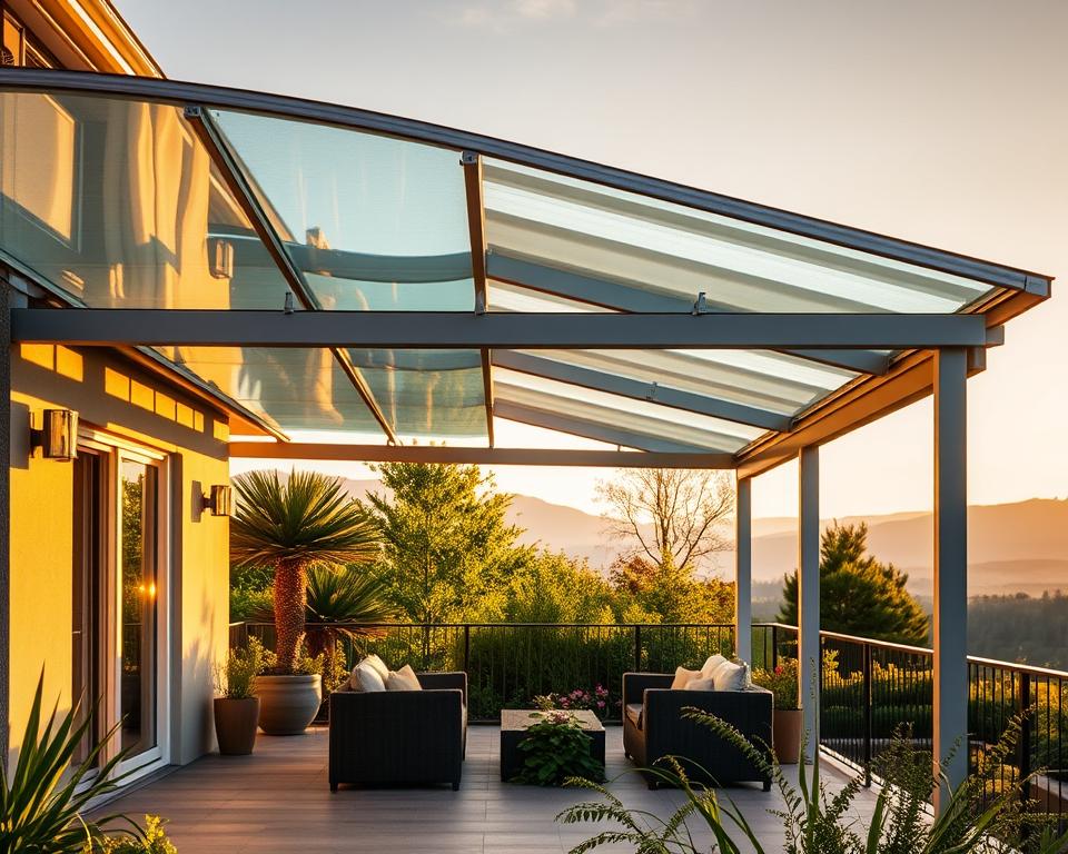 Terrassenüberdachung bestellen aus Polen
