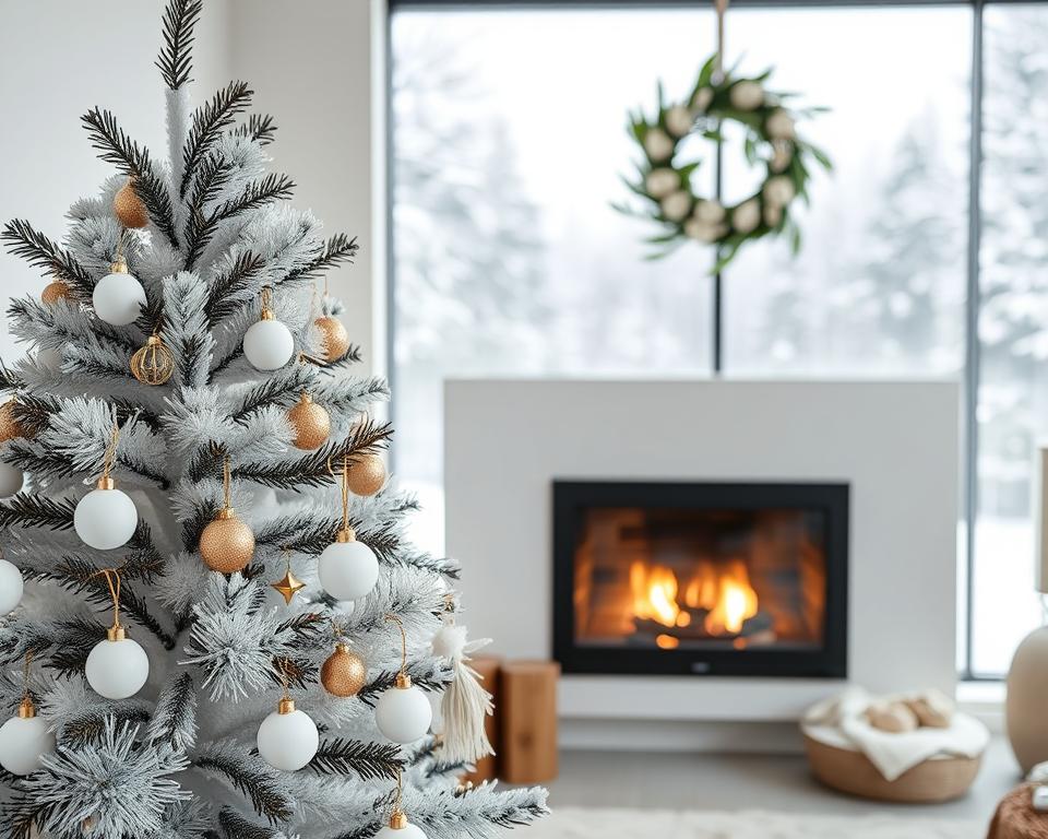 moderne Weihnachtsdekoration