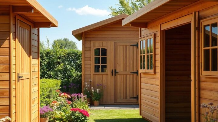 Gartenhaus Wandstärken im Vergleich