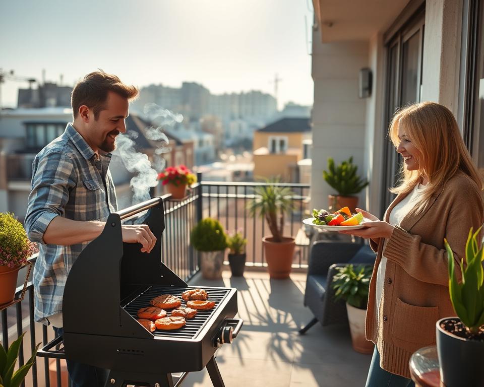 Balkon Grillen Kommunikation Balkon Grillen Kommunikation