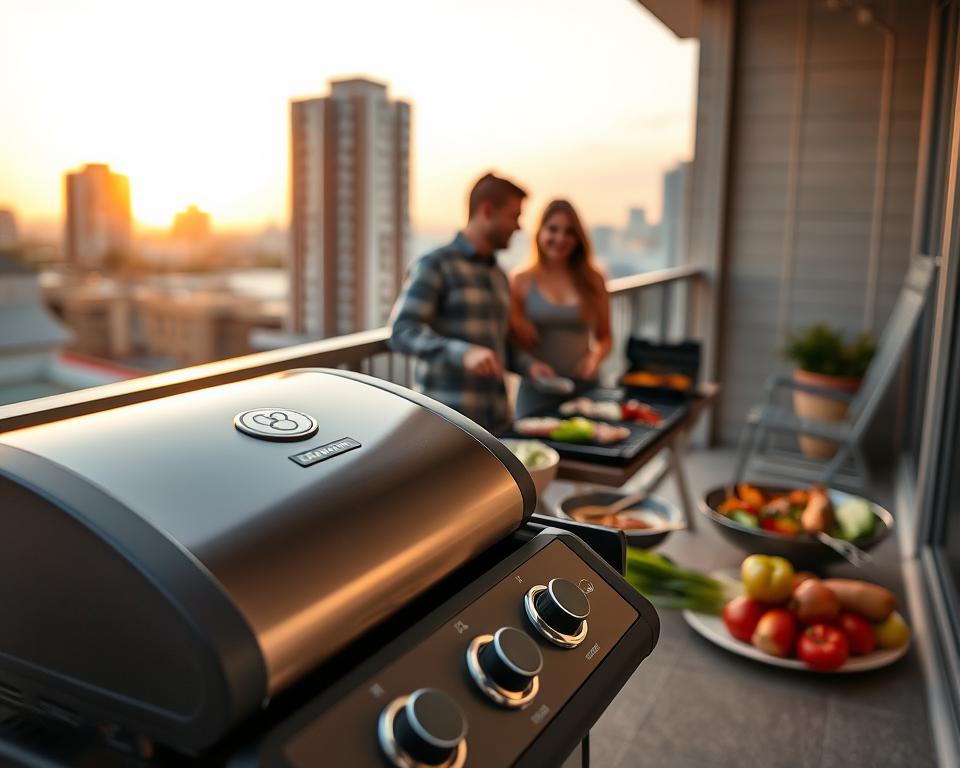 Elektrogrill Alternative auf dem Balkon Elektrogrill Alternative auf dem Balkon