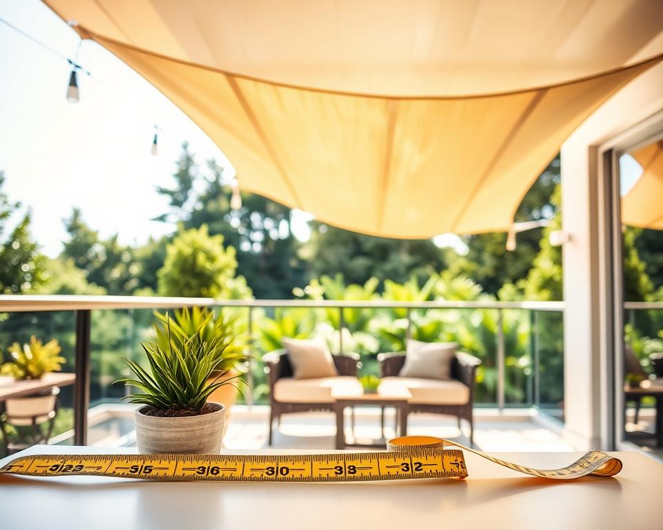 Sonnensegel Balkon Größenbestimmung Sonnensegel Balkon Größenbestimmung