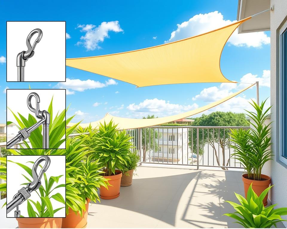 Sonnensegel Befestigungsmethoden Sonnensegel Befestigungsmethoden