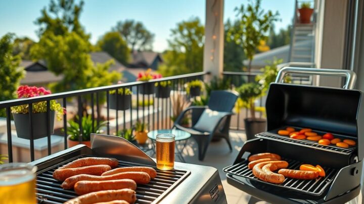 Darf man auf dem Balkon grillen?