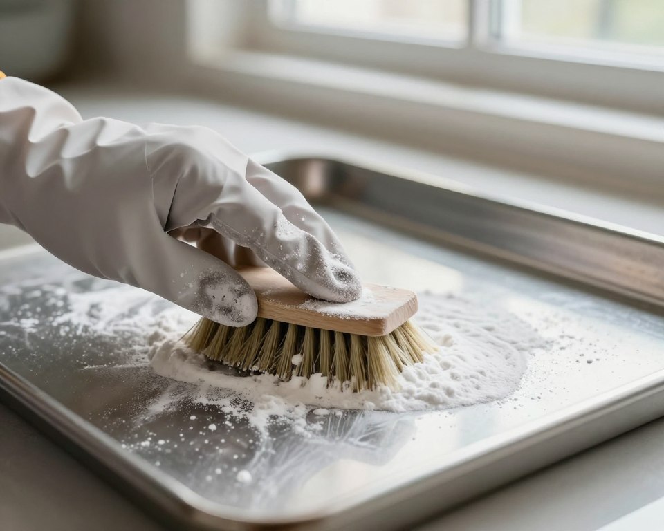 Backblech reinigen mit Natron