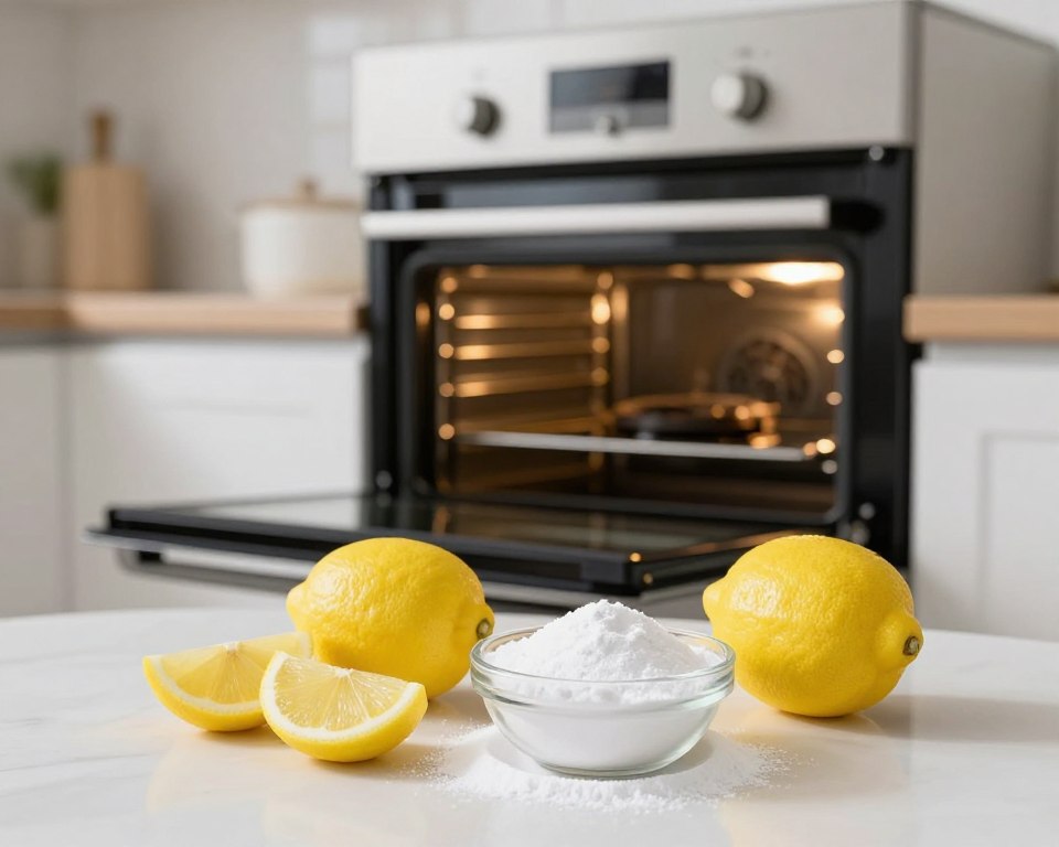 Backofenreinigung mit Backpulver und Zitrone Backofenreinigung mit Backpulver und Zitrone