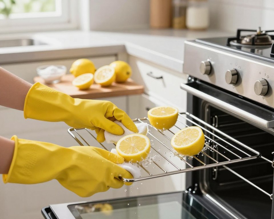 Backofenroste reinigen mit Zitrone Backofenroste reinigen mit Zitrone