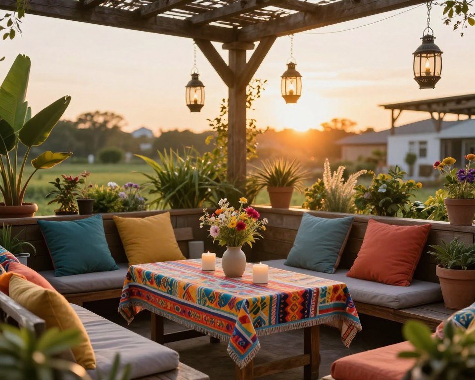 Dekoration und Accessoires für die Terrasse Dekoration und Accessoires für die Terrasse