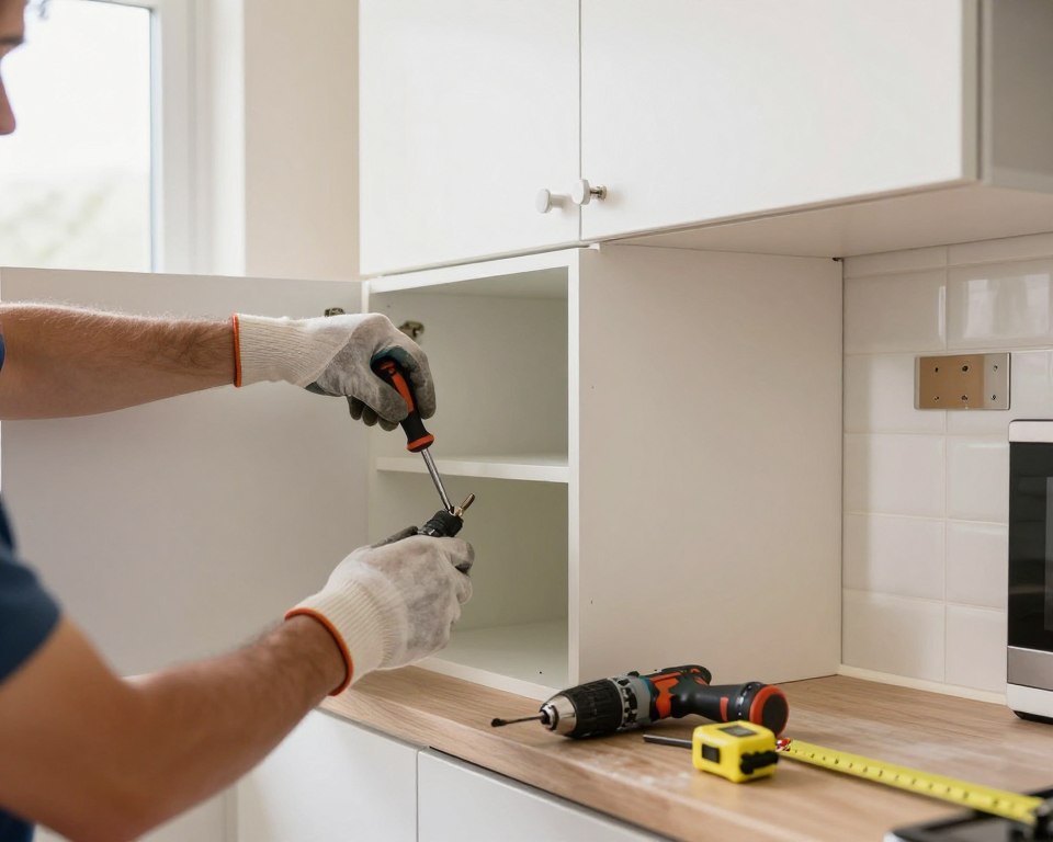Demontage Küchenschränke