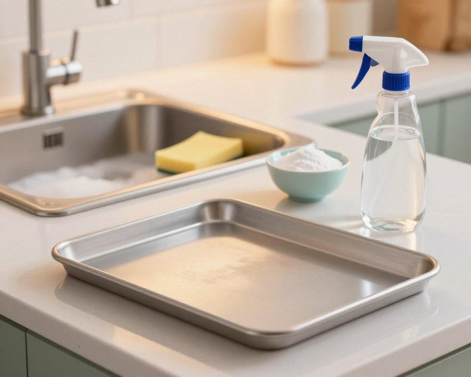 Natron Reinigung Backblech