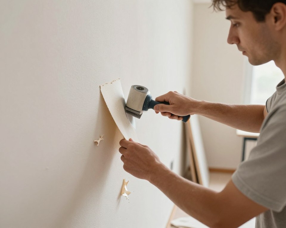 Rauhfaser entfernen von verschiedenen Untergründen