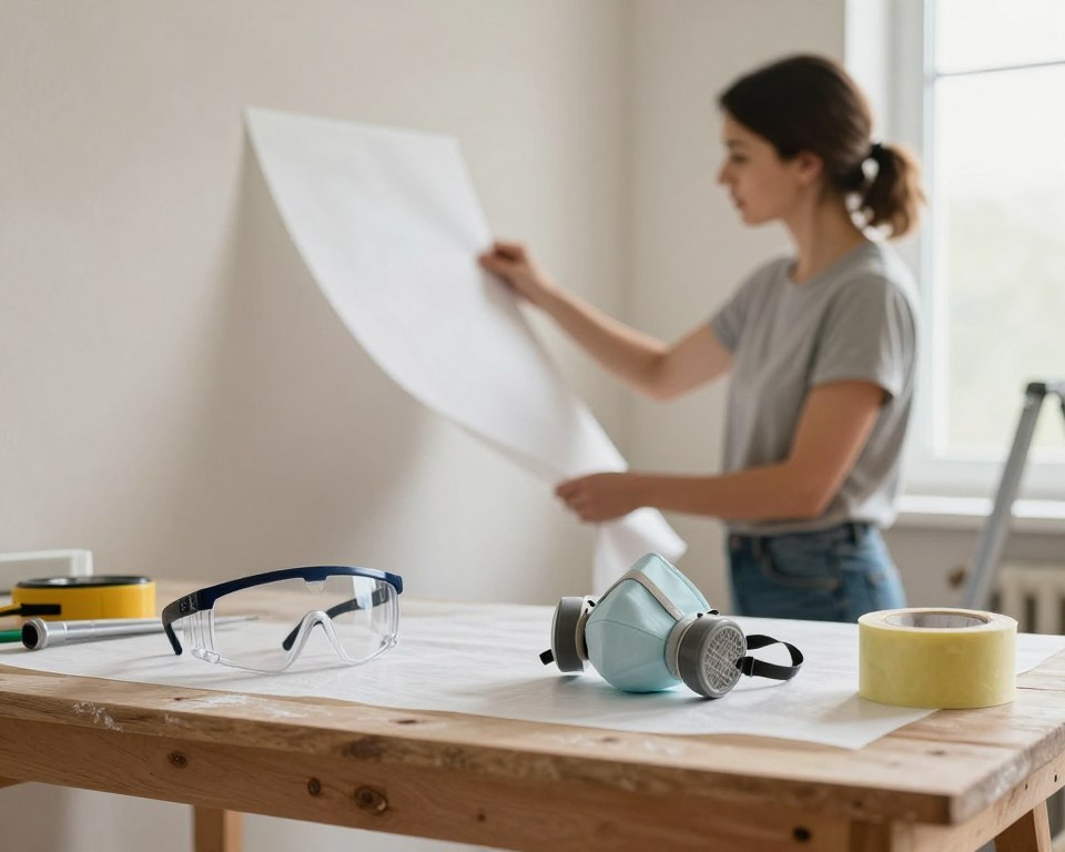 Sicherheitsmaßnahmen Glasfasertapete