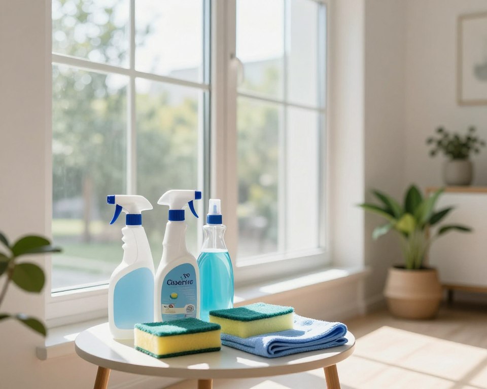 Vorbereitung der Fenster vor der Reinigung