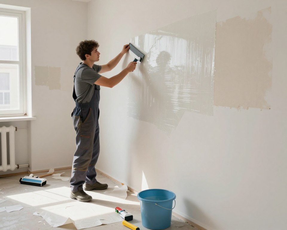 Zeitplanung für Glasfasertapete entfernen