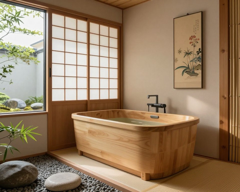 japanische Badezimmergestaltung