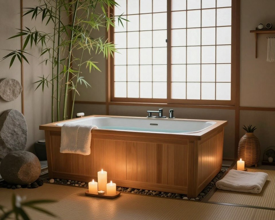 Japanisches Badezimmer gestalten: Dein Weg zur Entspannung