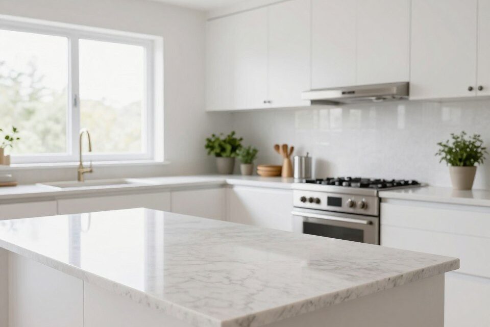 Welche Arbeitsplatte passt zu Ihrer weißen Küche?